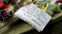 Floral tributes outside Woolwich barracks