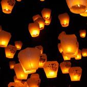 Chinese Lanterns are banned at Glastonbury Festival