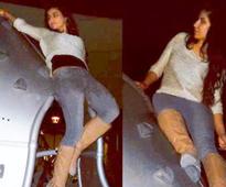 Spotted: Katrina Kaif, Aamir Khan doing 'Dhoom 3' stunts
