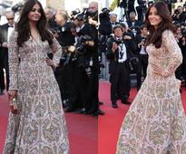 Aishwarya Rai Bachchan pops in blue at Cannes