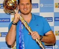 ICC mace presented to Smith