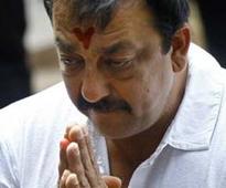 Protests outside Sanjay Dutt's house
