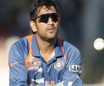 The ICC Shield for No. 1 In ODIS received by Dhoni