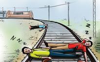 Tipplers pay for making railway track their bed