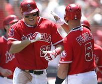 Mike Trout's grand slam caps Angels' nine-run inning in rout of Tigers