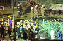 Myanmar national: I was pouring cement when ramp fell