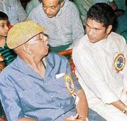 Sachin will live happily as long as he plays: Coach Ramakant Achrekar