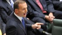 Tony Abbott jumps on Labor's budget catch 22.2