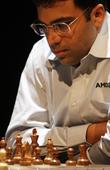 Viswanathan Anand holds Magnus Carlsen with black in Norway Chess Meet