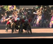 Highlights: T11/12, T46 and wheelchair marathon - London 2012 Paralympic Games