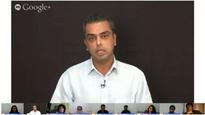 Milind Deora discusses the future of IT in the country on Google+ Hangouts
