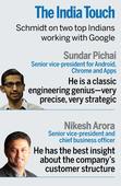 Google's aspiration is to be your assistant, to know what you don't know, says Eric Schmidt