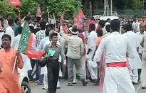 JD(U)-BJP workers clash during Oppn party's Bihar bandh against 'betrayal'