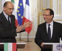 FRANCE - ITALY - GERMANY: Italy's new PM joins Hollande in opposing Merkel's austerity