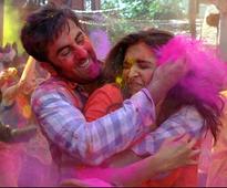 PHOTOS: Ranbir, Deepika on a colourful ride in 'Balam Pichkari'