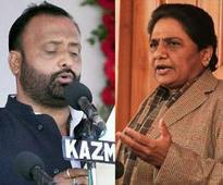 Samajwadi Party minister calls Mayawati names