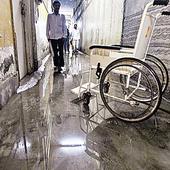 It's a waterworld at MGM hospital