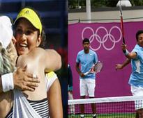 Sania-Bethanie crashed out and Bhupathi-Rohan reached the semifinals