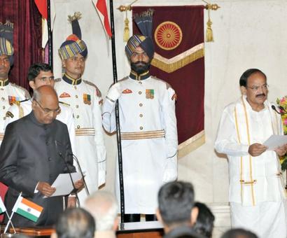 Venkaiah Naidu takes oath as Vice President Venkaiah Naidu takes oath as Vice President