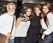 A rare snapshot Ayesha Takia and her family