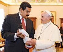 Pope meets Maduro