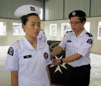 Youngster receives award for her dedication