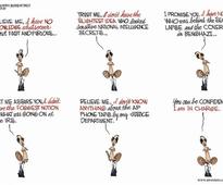 FYI, Obama says, 'Things are looking up'