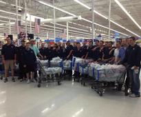 Baseball team goes on shopping spree for tornado victims