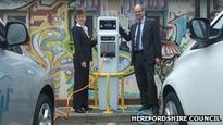 Electric car charge points installed