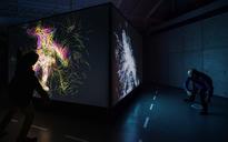 Flyknit uses a Kinect to turn your movement into colorful swirls