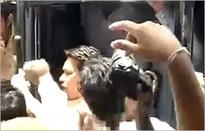Day after UPA anniversary party, BJP workers hit the road against corruption