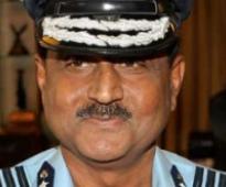 IAF chief Browne reviews security