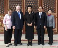 Vice premier meets with foreign guests