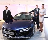 Audi India opens first showroom in Orissa with Lara Dutta as guest
