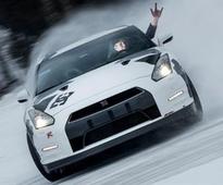 Nissan GT-R Powers Up Ski Hill