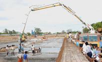 Minister visits check dam, asks officials to speed up work