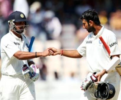 Patience paid off for Pujara, Vijay
