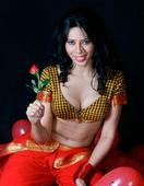 Rozlyn Khan's Savita Bhabhi look revealed in leaked video