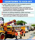 Alternative routes planned to divert traffic during Kochi metro rail work