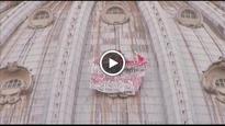 Protester spends second day on Vatican dome