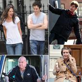 Katie Holmes, Andrew Garfield, Lena Dunham, and More Stars on Set