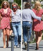Rod Stewart and Penny Lancaster look head over heels as they holiday in Italy