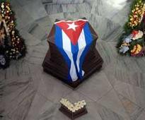 Wreaths in the Names of Fidel, Raul and the Cuban People Homage Jose Marti