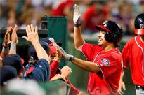 Rendon's first major-league homer after foul ball blooper