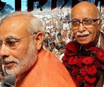 Narendra Modi meets LK Advani