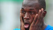 Bolt almost beaten in first run