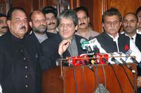 Dr Ishrat-ul Ebad Khan and Prime Minister Azad Kashmir Chaudhry Abdul Majeed