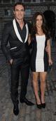 Thom Evans and Jessica Lowndes do matchy monochrome outfits