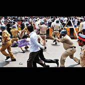 LBT protesters caned at Azad Maidan