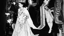 The coronation gown worn by Elizabeth II in 1953